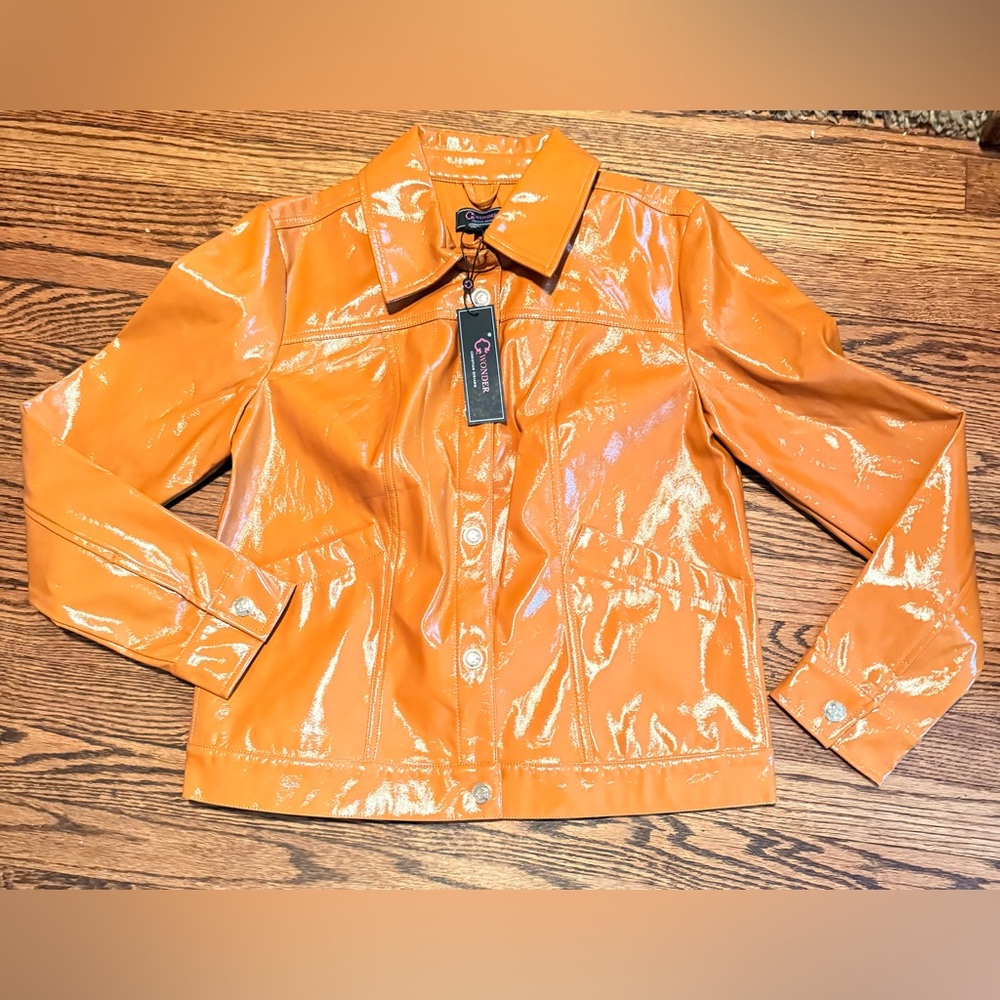 C Wonder Faux leather jacket, M